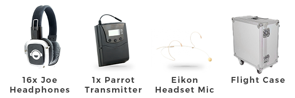 25 Headphone Silent Disco King Starter Set