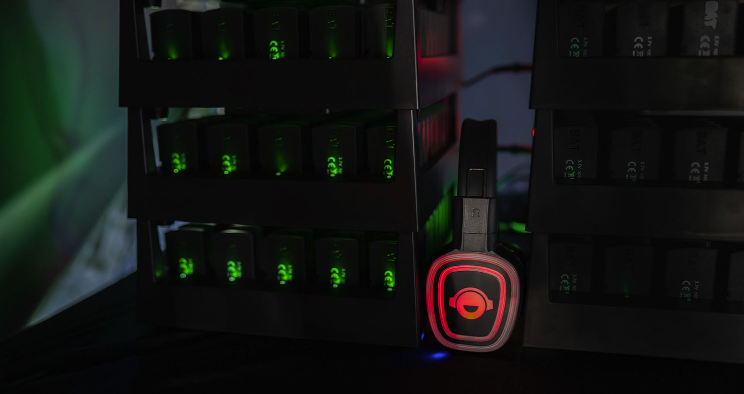 Zed Silent Disco Headphones and Chargers