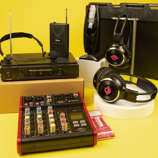 Best-selling silent disco headphones