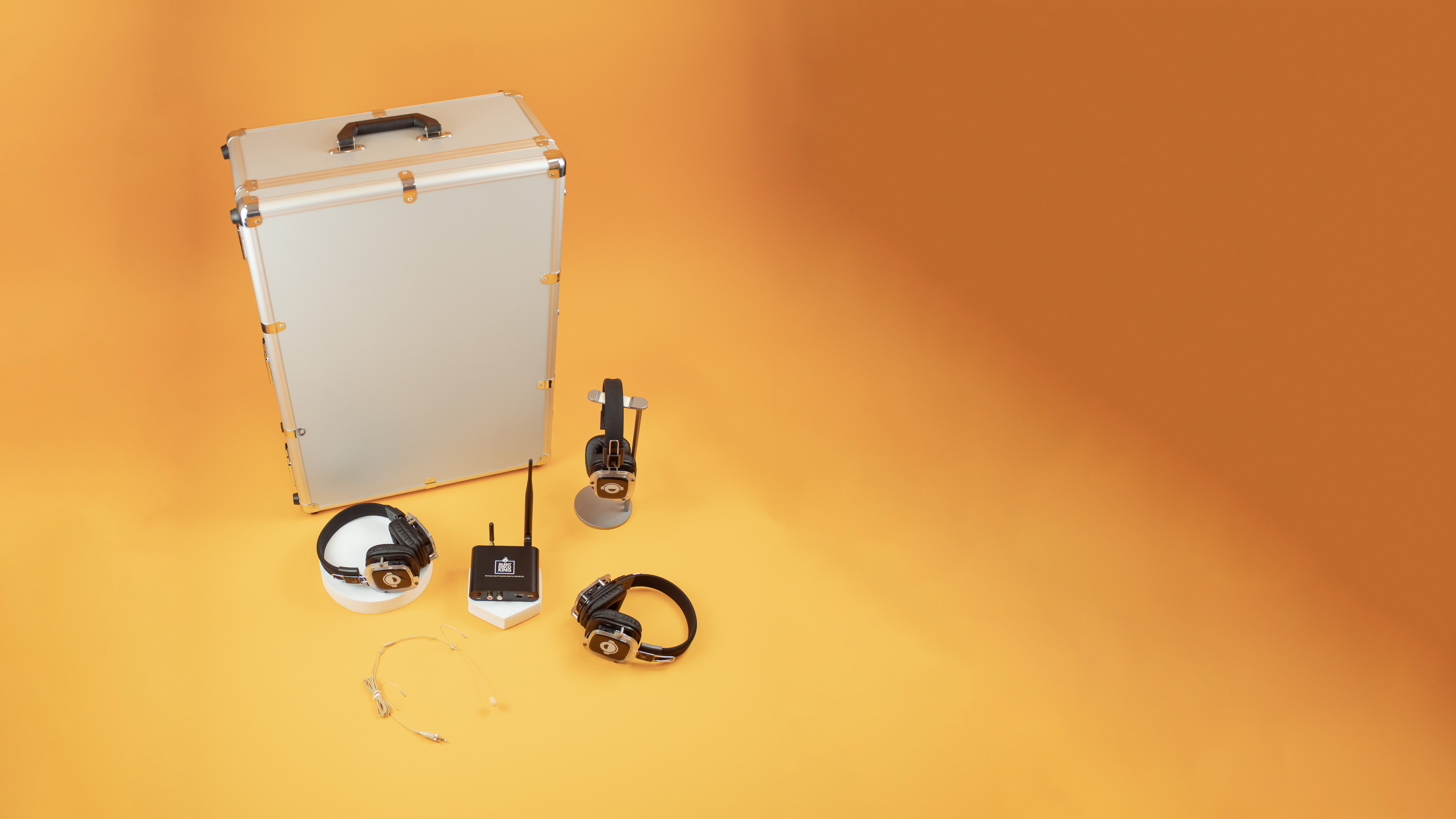 25 Silent Disco Headphone Starter Set From Silent Disco King