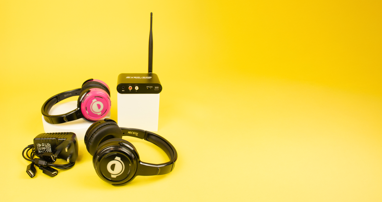 25 Silent Disco Headphone Starter Set From Silent Disco King