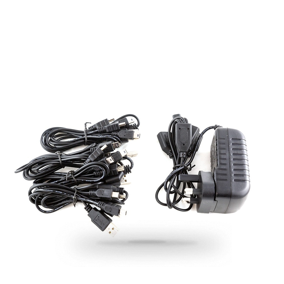 16 headphone Multi-charger for Harry Silent Disco Headphones