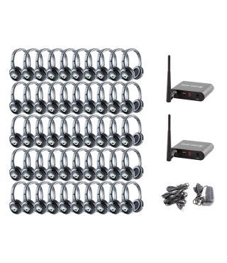50 Headphone Silent Disco Package