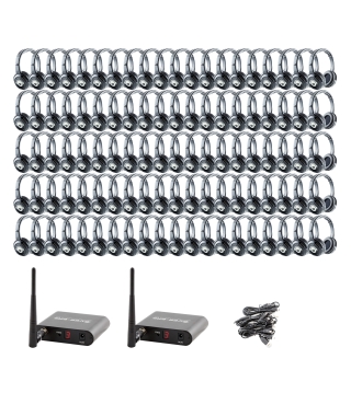 100 Headphone Silent Disco Package
