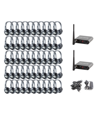 50 Headphone Silent Disco Package