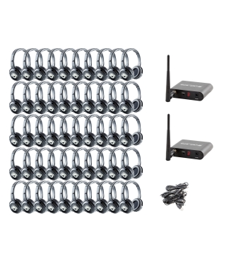 50 Headphone Silent Disco Package