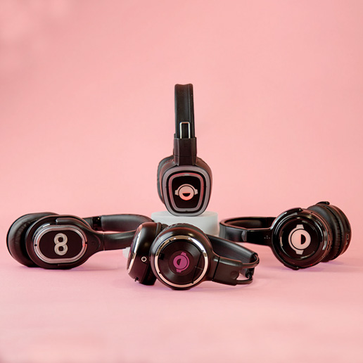 Best-selling silent disco headphones